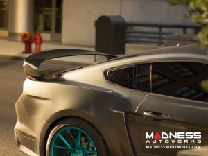 Ford Mustang Rear Spoiler by Anderson Composites - Carbon Fiber - GT350r Style - Type GR